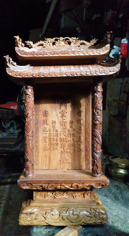 Bài vị gỗ Kim Tín chế tác