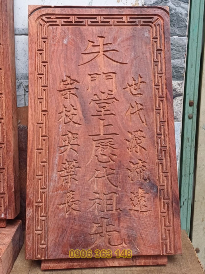 Bài vị gỗ Kim Tín chế tác